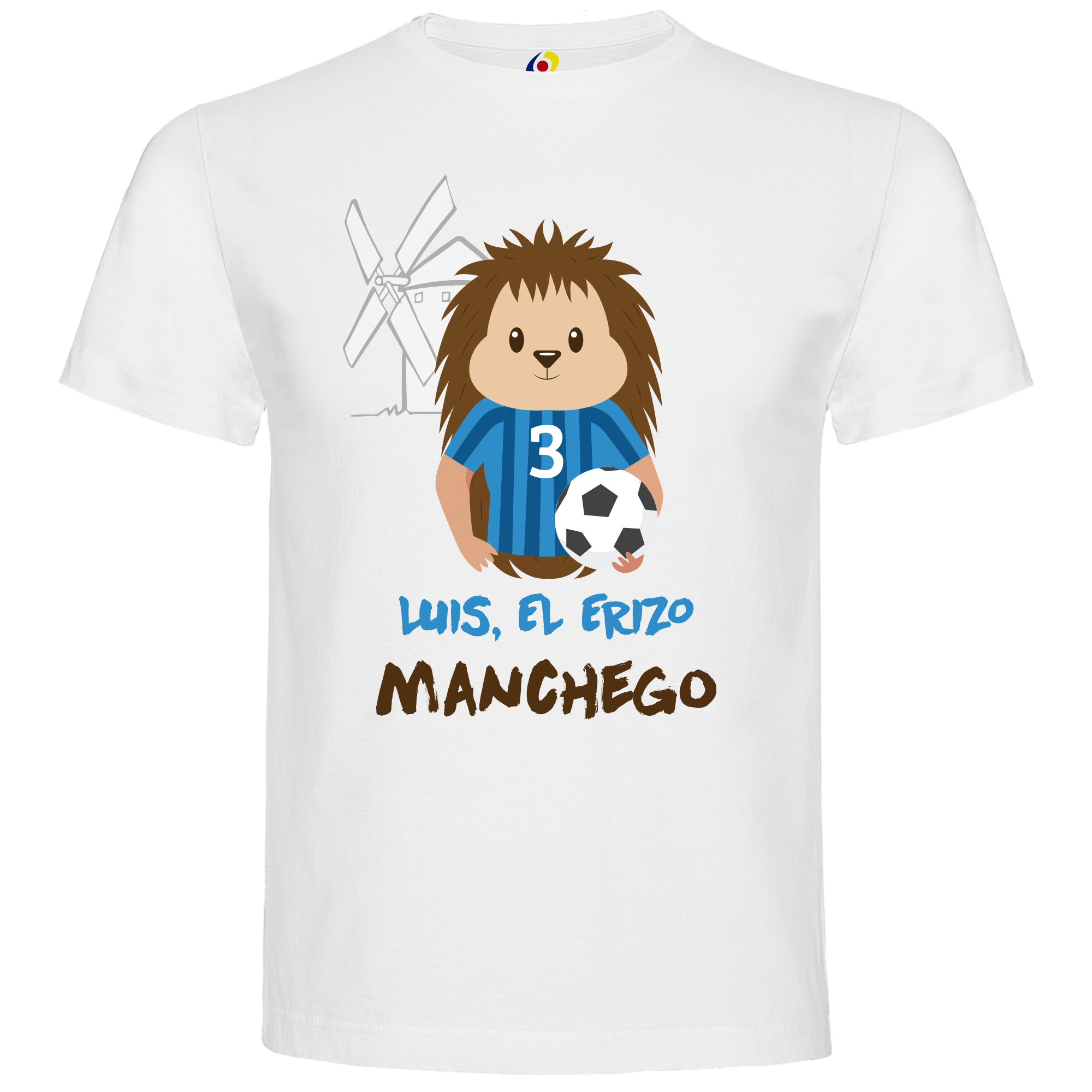 Camiseta Luis el Erizo Manchego Futbolista