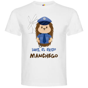 Camiseta Luis el Erizo Manchego Policía
