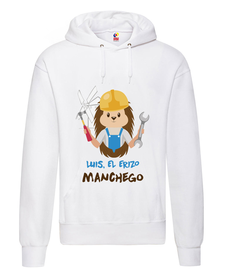 Sudadera Luis el Erizo Manchego Constructor