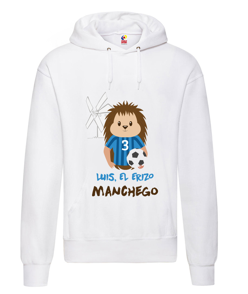 Sudadera Luis el Erizo Manchego Futbolista