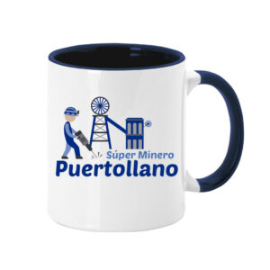 Taza Súper Minero Puertollano Asa de Color