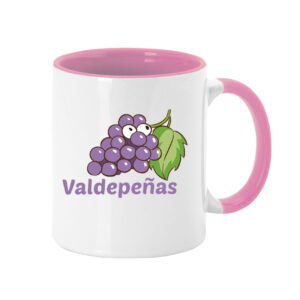 Taza Valdepeñas Asa de Color