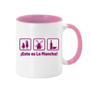 Taza Esto es La Mancha Asa de Color