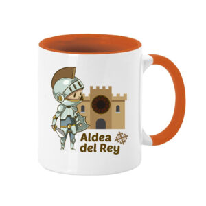 Taza Aldea del Rey Caballero Asa de Color